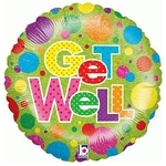 Get well balloon, large