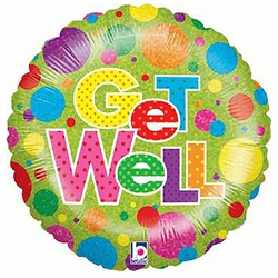 Get well balloon, regular