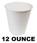 Wax Coated Paper Hot Cups 12 Ounce 1000ct