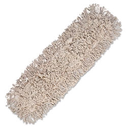 In-House Brand WASHABLE Industrial Dry Dust Mop Heads 24" x 5" - 1 Each