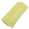 BWK-16YELCLOTH - Boardwalk Washable Yellow Microfiber Cleaning Cloths 16" x 16" - 24 Pack