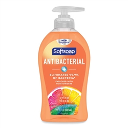 Soft Soap Model CPC44571 Liquid Softsoap Antibacterial Moisturizing Hand Soap - 6 x 11.25oz Pump Bottles