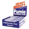 Pumie Model UPM-12 Pumice Scouring Stick Porcelain & Tile Cleaner - 12 Sticks