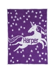 Unicorn and Star Blanket