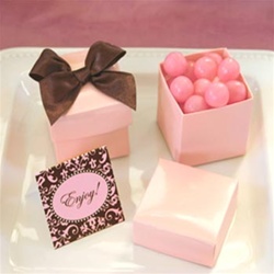 Mini Cube Boxes - Pink (set of 12)
