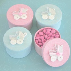 Handmade Baby Carriage Boxes (set of 12)