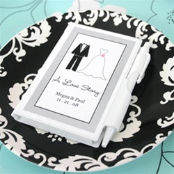 A Love Story Personalized Theme Notebook Favors