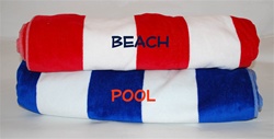 Cabana Striped Beach Towel