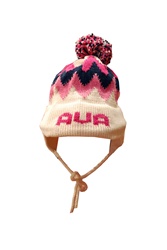 Knitted Earflap Hat- stripe