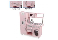 Pink Vintage Kitchen