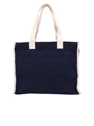 Navy Canvas Tote