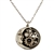 Firefly Moon & Stars Necklace in Black/Silver