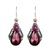 Firefly Camelia Simple Drop Earrings in Amethyst