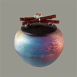 Raku Dreamcatcher Jar