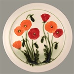 Large Poppy  Platter