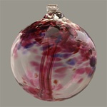Tree of Love Art Glass Ornament - 6"