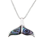 Abalone Whale's Tail  Necklace