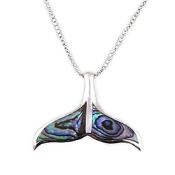 Abalone Whale's Tail  Necklace