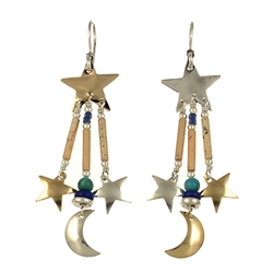 Silver Star Earrings