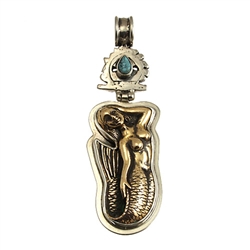 Tabra Bronze Mermaid Pendant