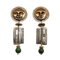 Peruvian Sun God Earrings