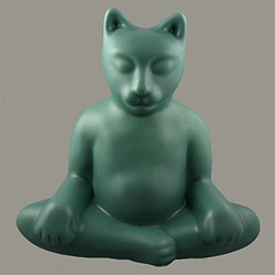 Buddha Cat Statue - Large