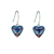 Firefly Heart Earrings in Sapphire