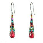 Firefly Camelia Drop Earrings in Scarlet