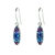 Firefly Sparkle Oval Earrings in Sapphire