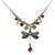 Firefly Dragonfly Necklace in Multi-color