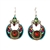 Firefly Lunette Hoop Earrings in Multi-color