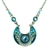 Firefly Lunette Necklace in Aqua