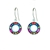 Firefly Mini Circle Earrings in Multi-color