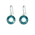 Firefly Mini Circle Earrings in Turquoise