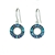 Firefly Mini Circle Earrings in Light Blue