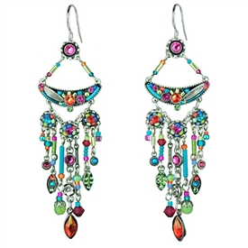 Firefly Botanical Deluxe w/Dangles Earrings in Multi-color