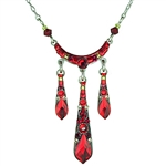 Firefly Gazelle Necklace in Red