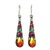 Firefly Gazelle Medium Drop Earrings in Flame Multi-color