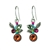 Firefly Leaf & Fruit Earrings in Multi-color