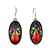 Firefly Fancy Oval Earrings in Flame