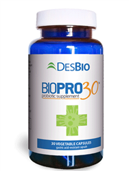 The probiotic strains in BioPro 30 were specifically selected based on their stability and positive effects on digestive function, immune system health, and balance of healthy intestinal flora.