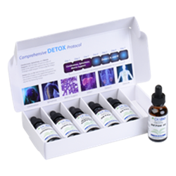 DesBio's Comprehensive Homeopathic Detox Kit temporarily relieves symptoms related to blockage of drainage pathways in the body. This complete protocol serves as the starting place for all other DesBio programs, including other forms of detoxification