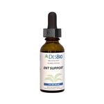 ENT Support helps to provide relief from the wide-array of symptoms that can occur as a result of sinus congestion and blockage.  Helps to soothe irritated mucous membranes, clear blockages of the nasal cavity and inner ear, and calm  eye inflammation