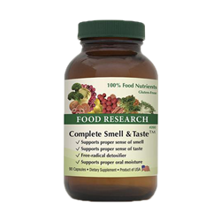 Complete Smell & Taste | 90 Capsules | Food Research