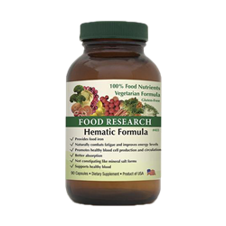 Hematic Formula | 90 Capsules | Food Research