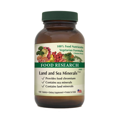 Land and Sea Minerals | 160 Tablets | Food Research