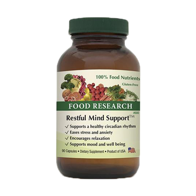 Restful Mind Support | 90 Capsules | Food Research