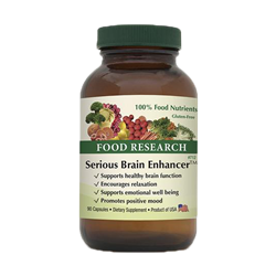Serious Brain Enhancer | 90 Capsules | Food Research
