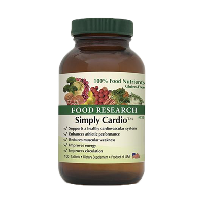 Simply Cardio | 100 Tablets | Food Research