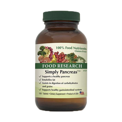 Simply Pancreas | 100 Tablets | Food Research